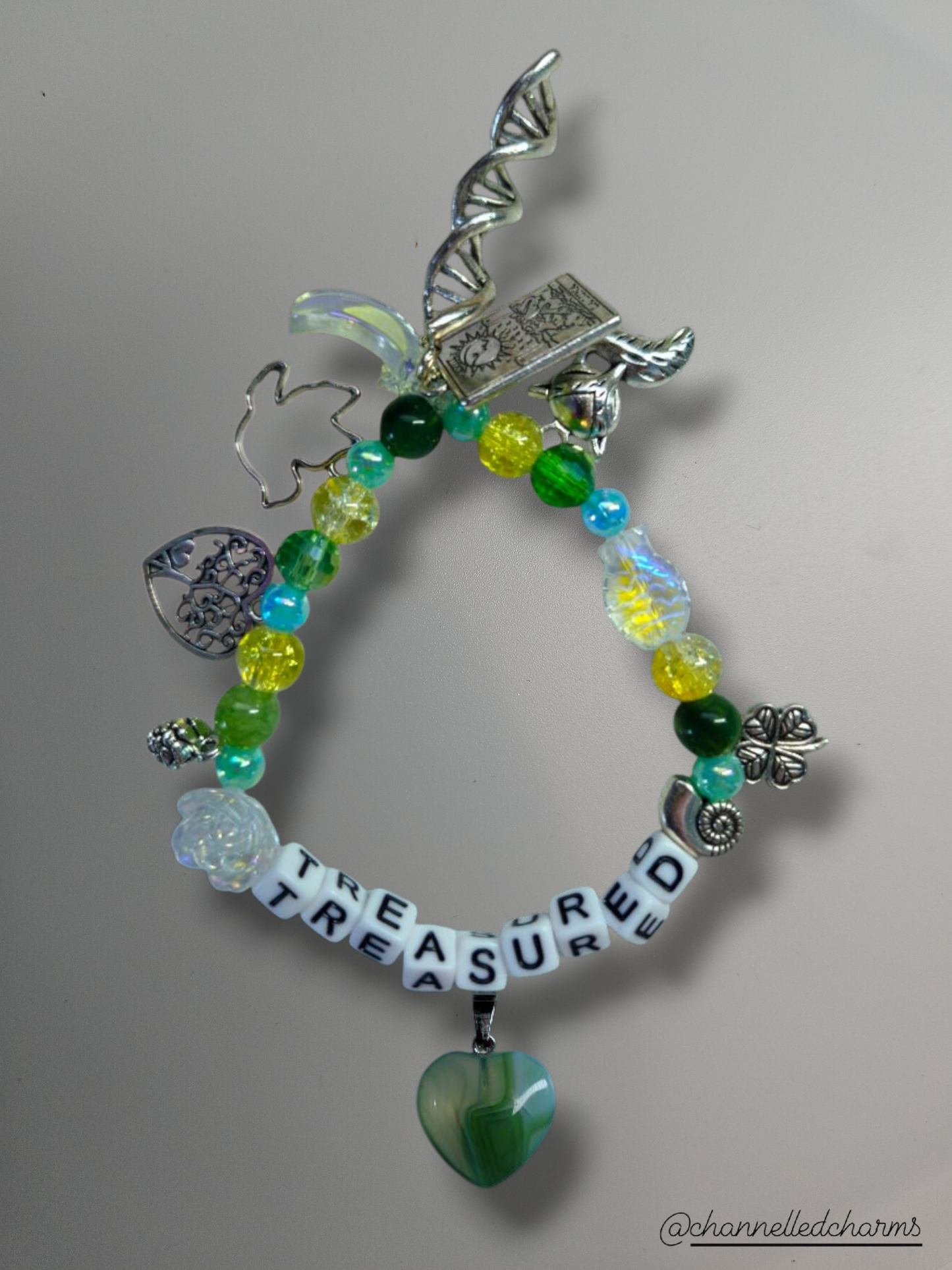 Treasured Channelled Charm 🌼🐚💚🦊🌜🧬