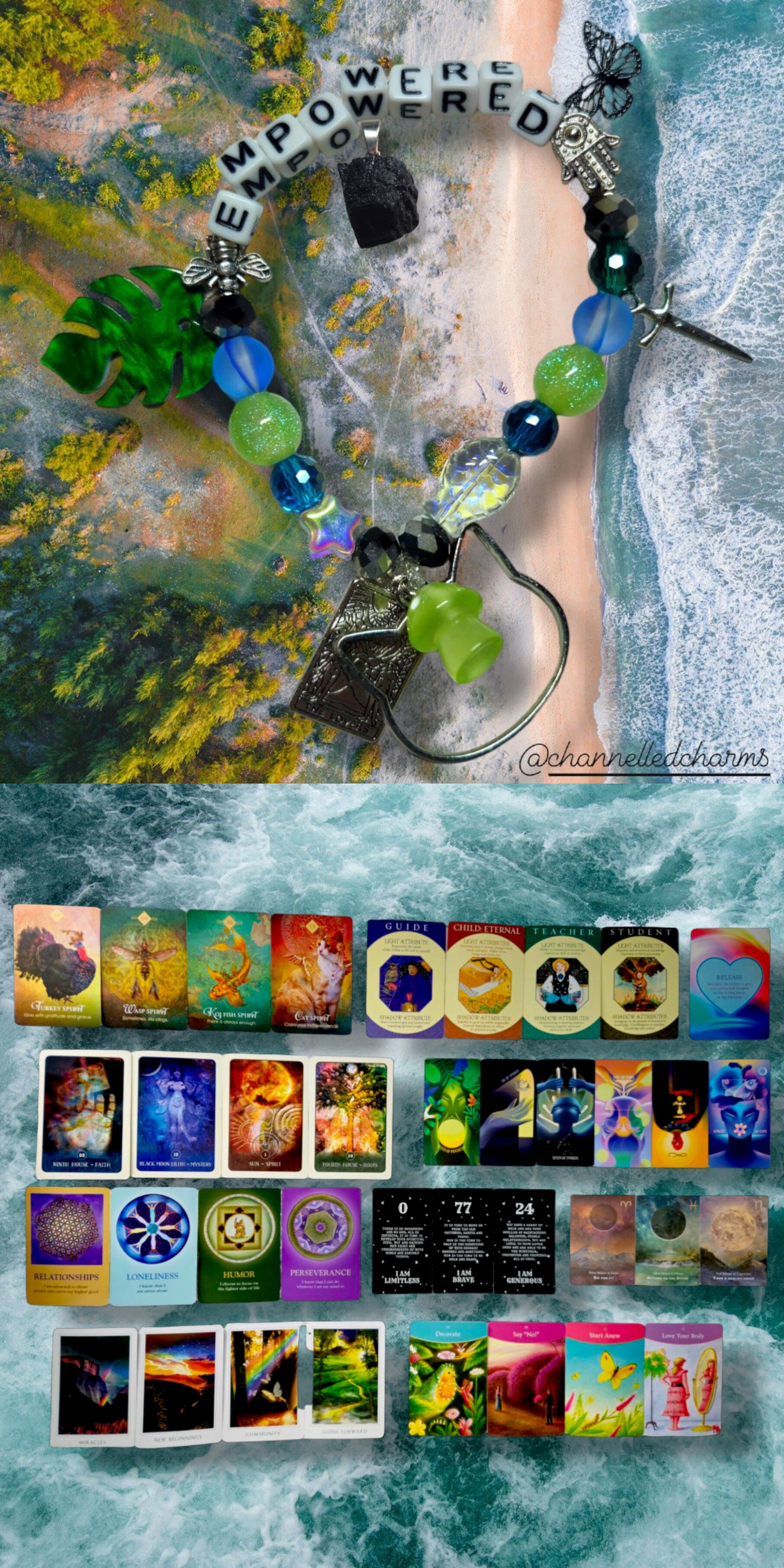Empowered Channelled Charm 😼🍄🦋🏞️🐝